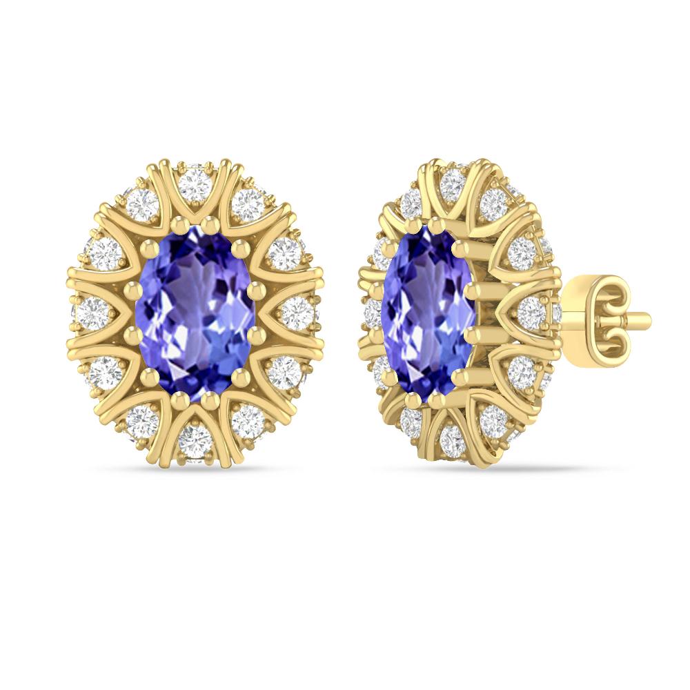 Yellow Gold - Tanzanite