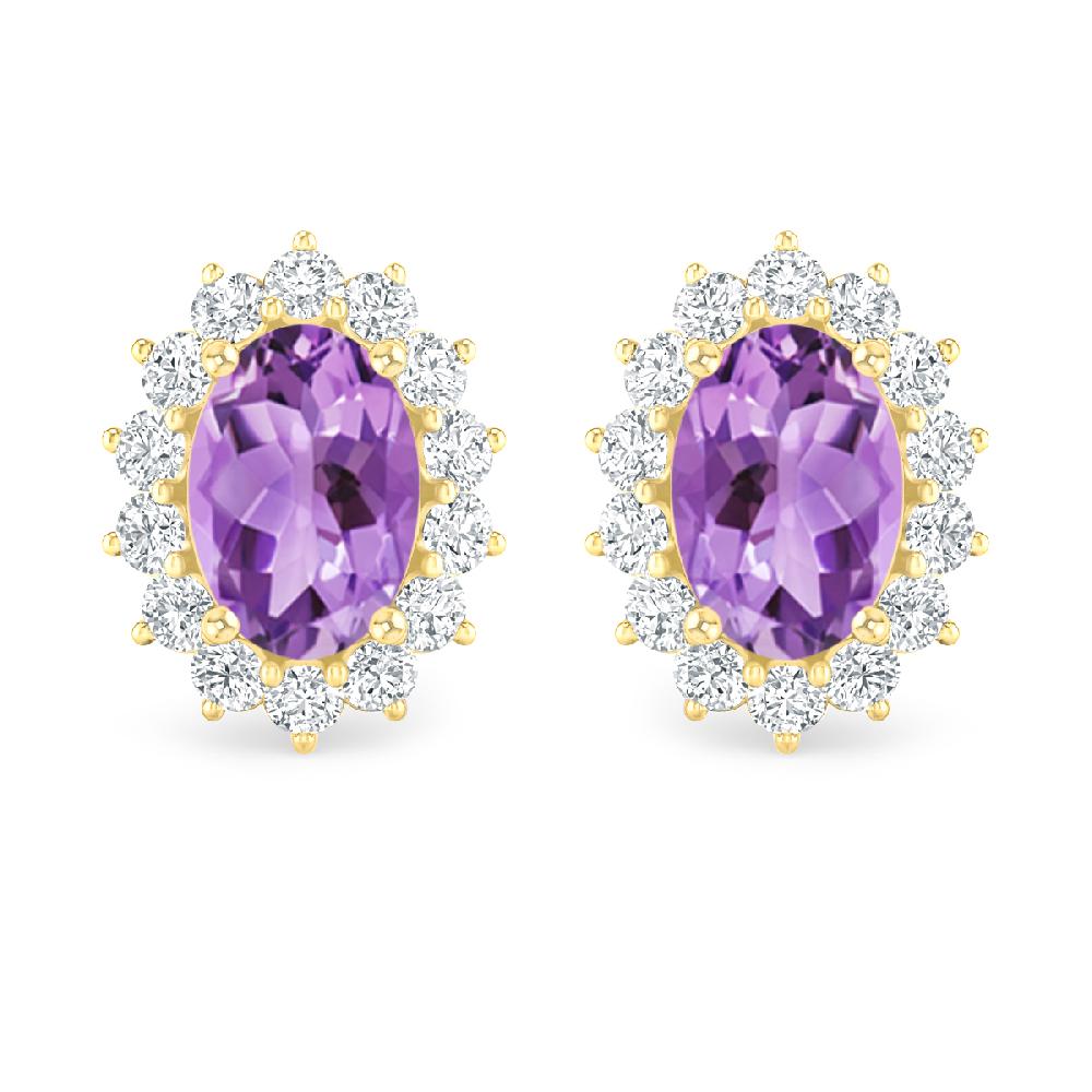 Yellow Gold - Amethyst