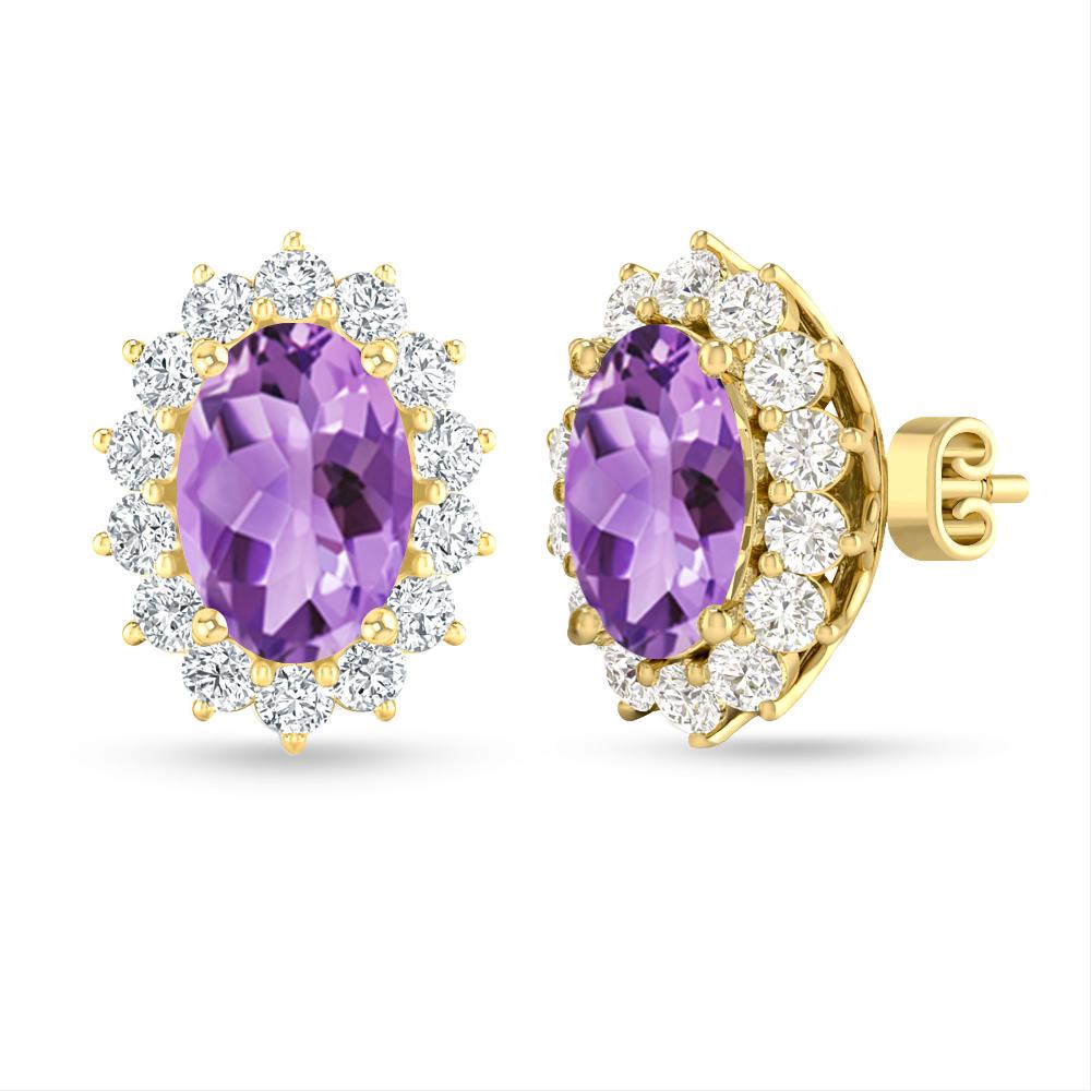 Yellow Gold - Amethyst