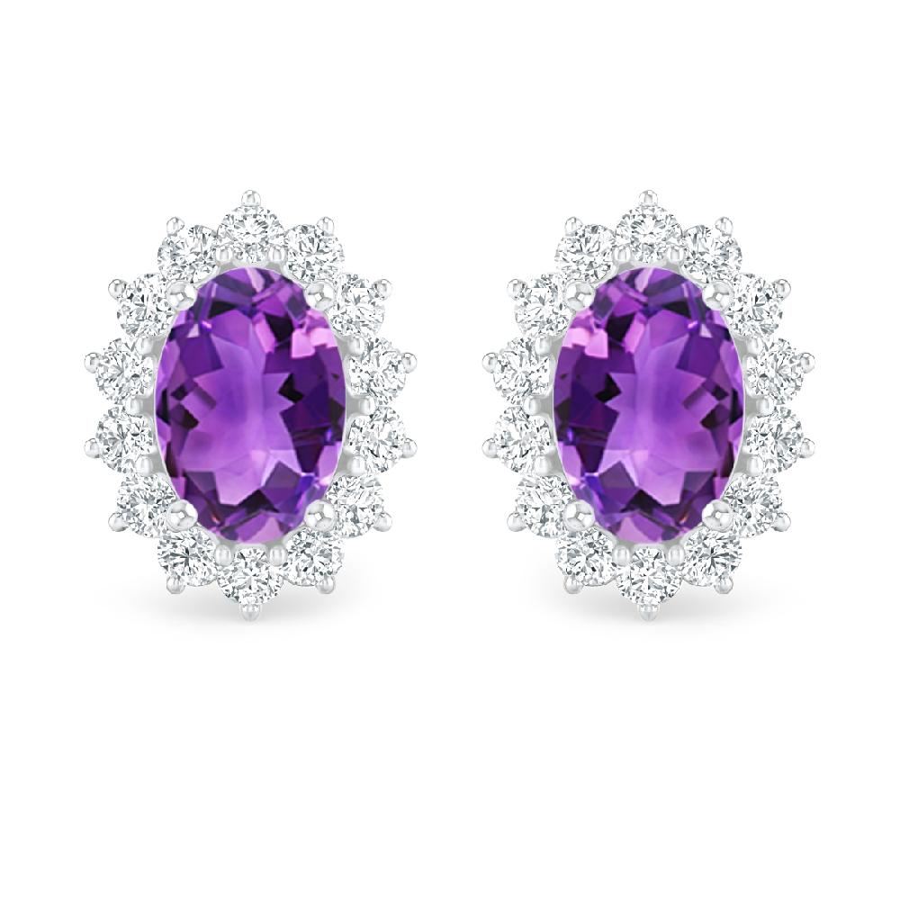 White Gold - Amethyst