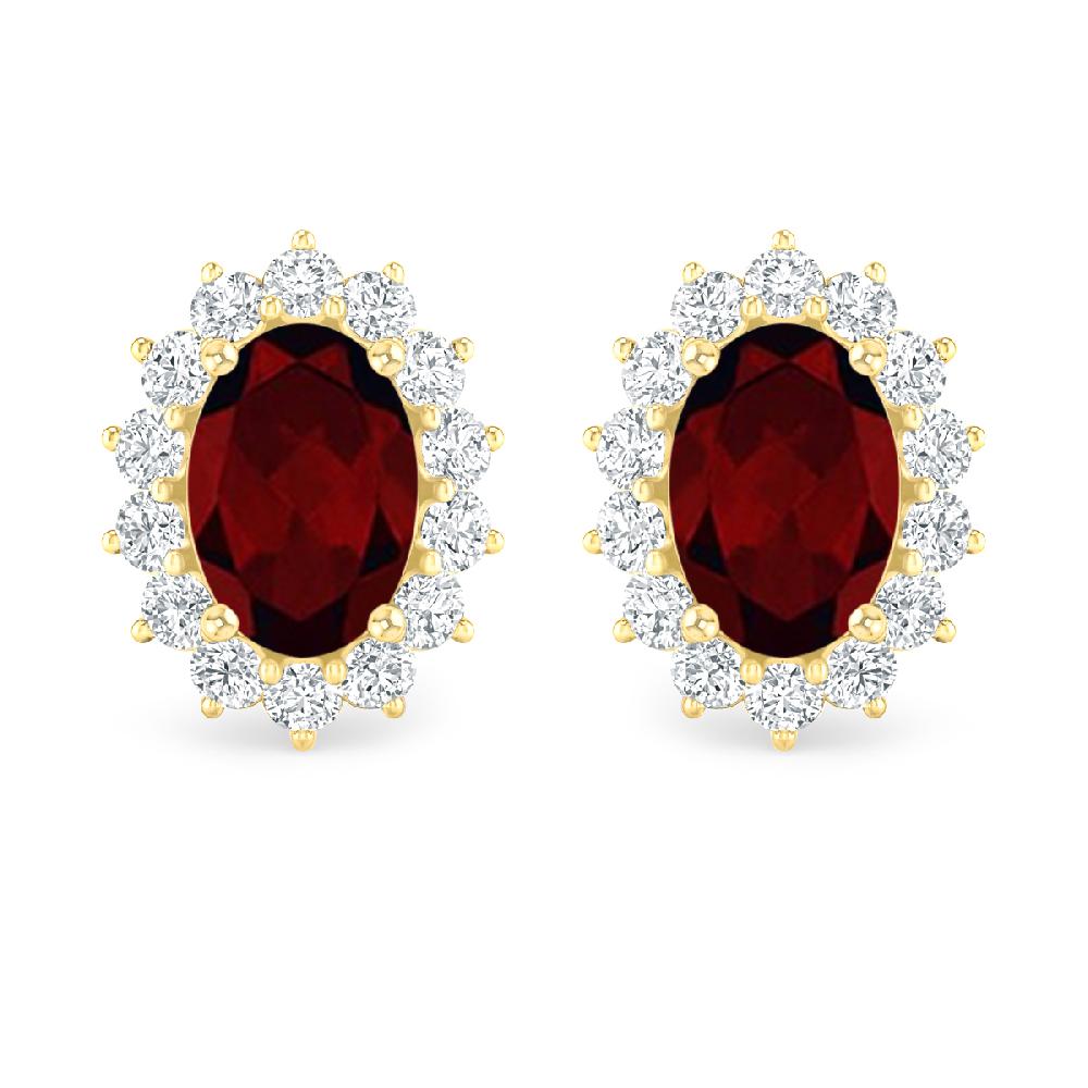 Yellow Gold - Garnet