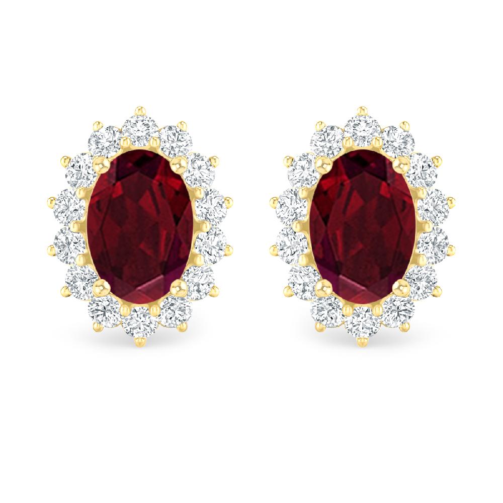 Yellow Gold - Garnet