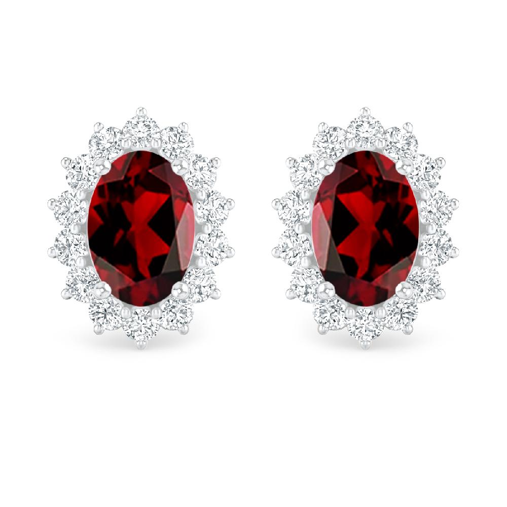 White Gold - Garnet