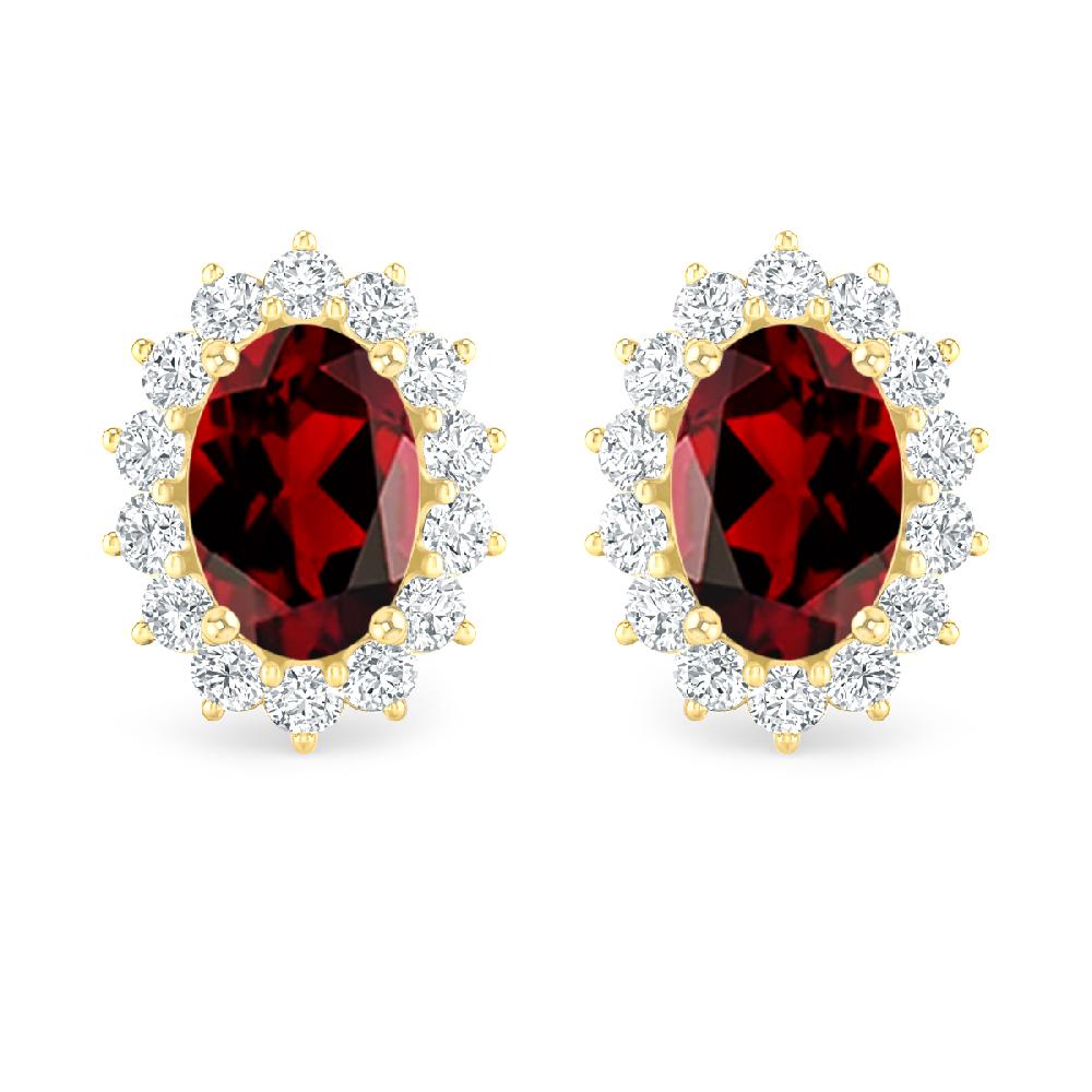 Yellow Gold - Garnet