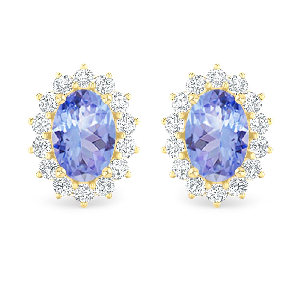 Yellow Gold - Tanzanite