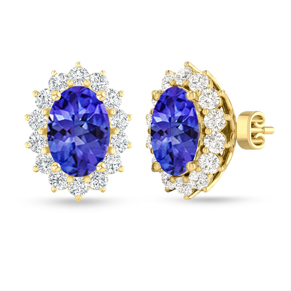 Yellow Gold - Tanzanite