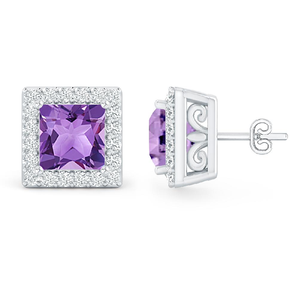 White Gold - Amethyst