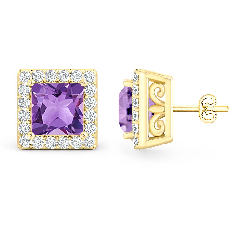 Yellow Gold - Amethyst