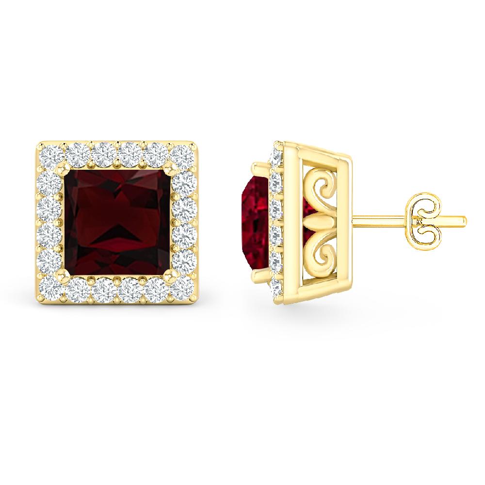 Yellow Gold - Garnet