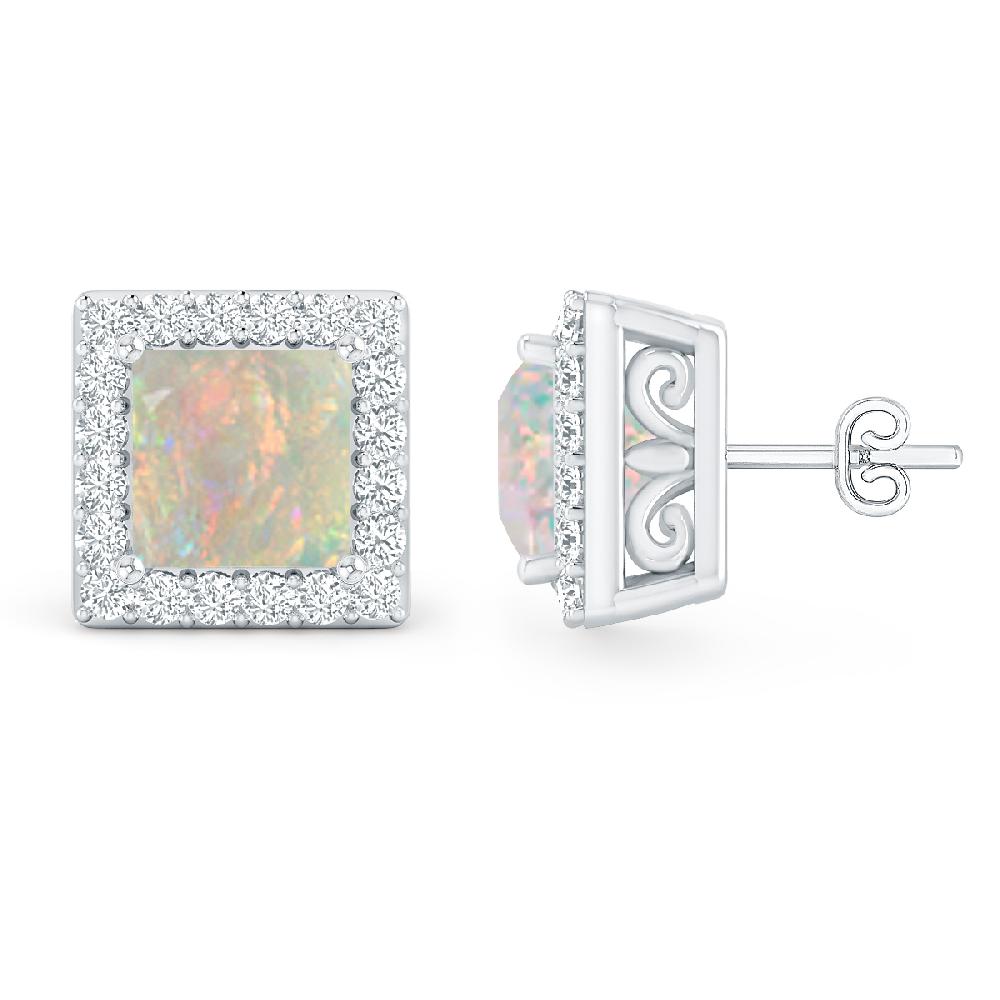 White Gold - Opal