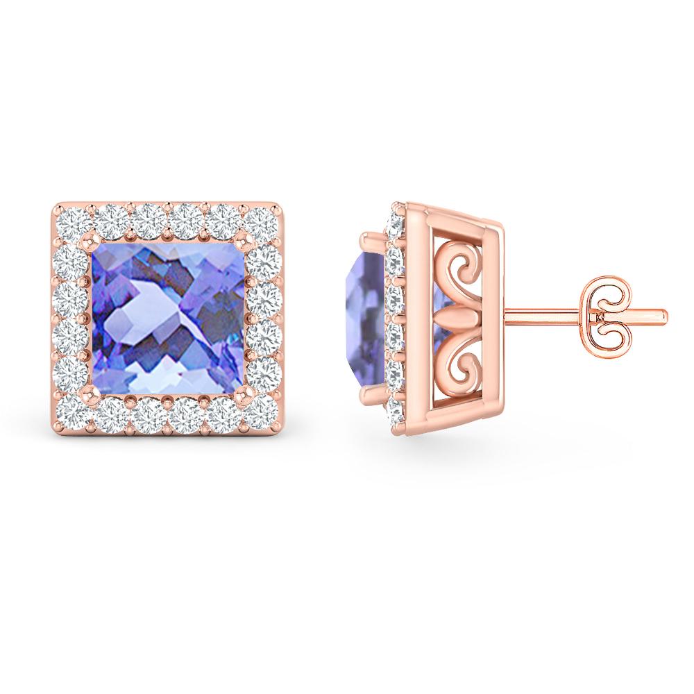 Rose Gold - Tanzanite