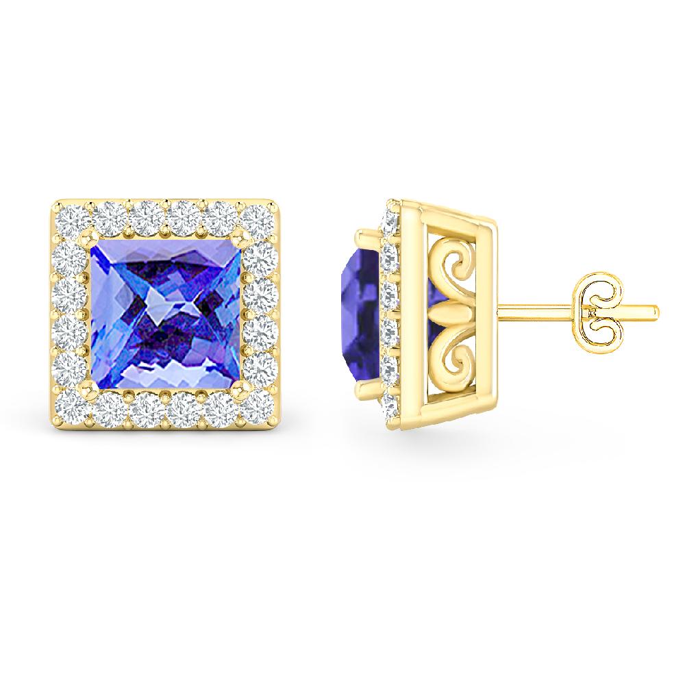 Yellow Gold - Tanzanite