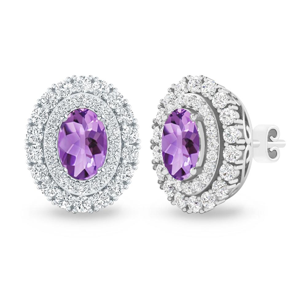 White Gold - Amethyst