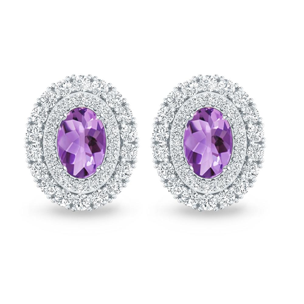 White Gold - Amethyst