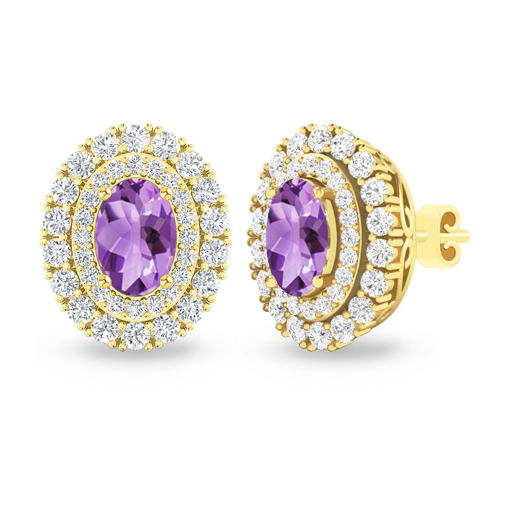 Yellow Gold - Amethyst