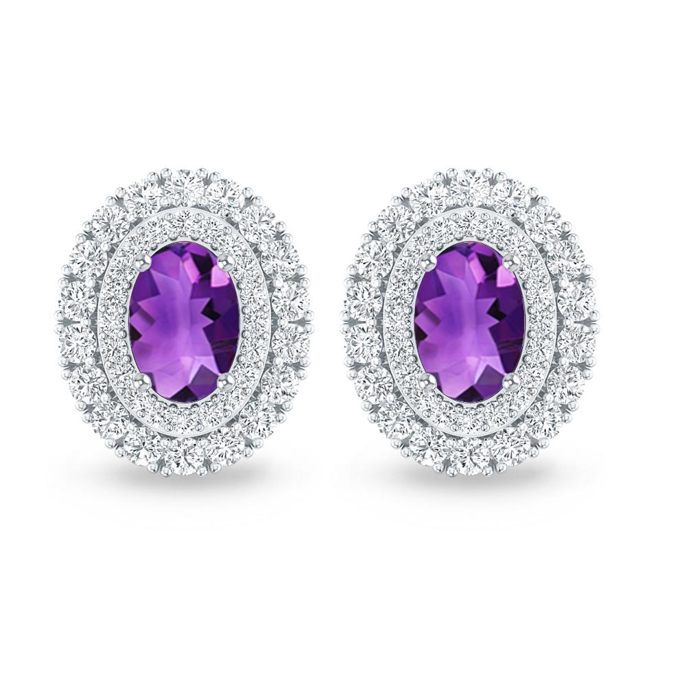 White Gold - Amethyst