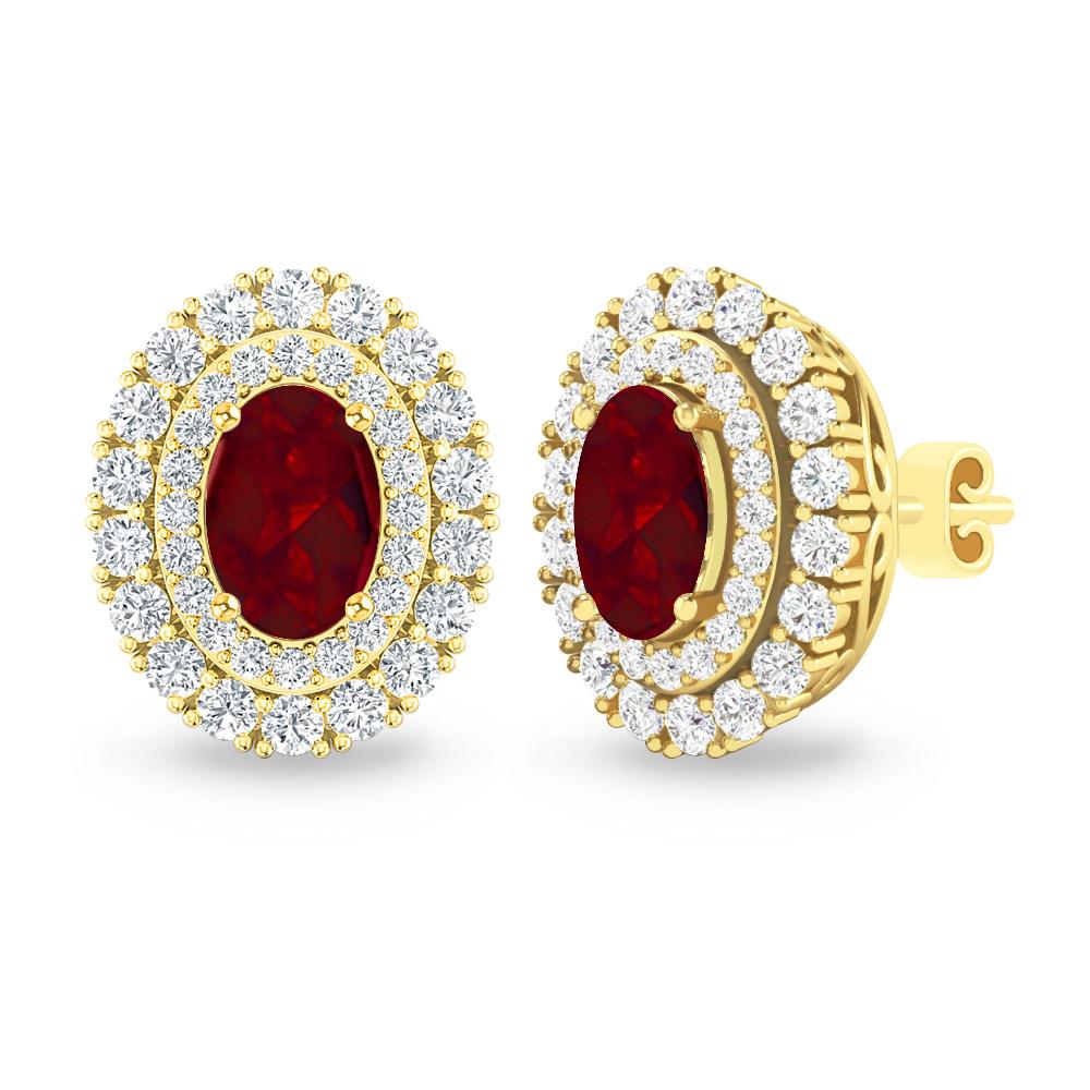 Yellow Gold - Garnet