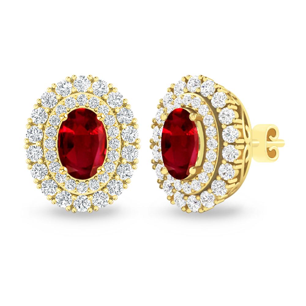 Yellow Gold - Ruby