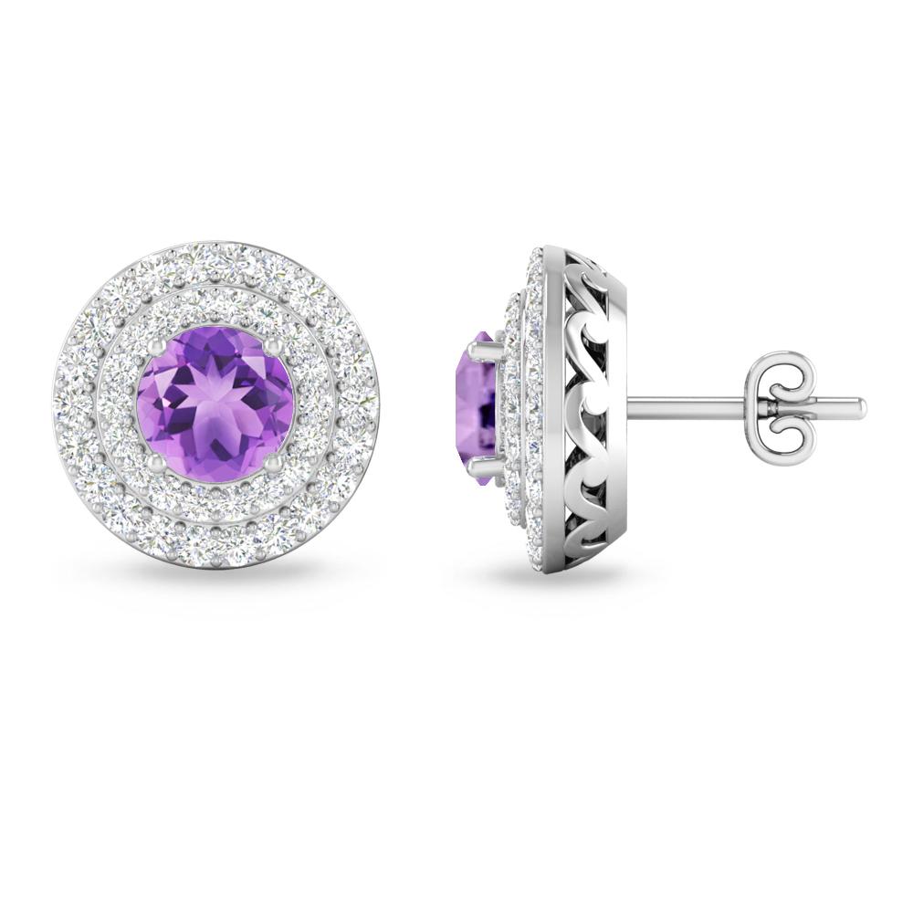 White Gold - Amethyst