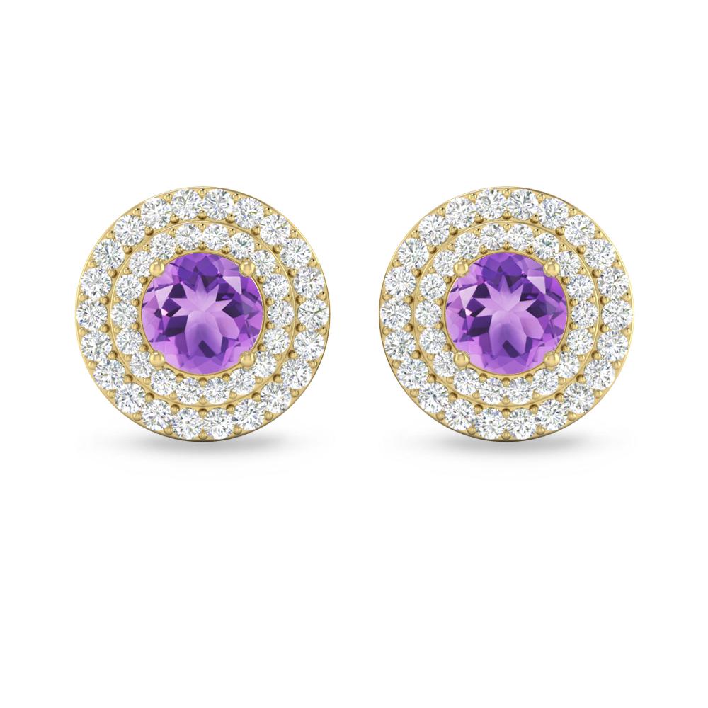 Yellow Gold - Amethyst