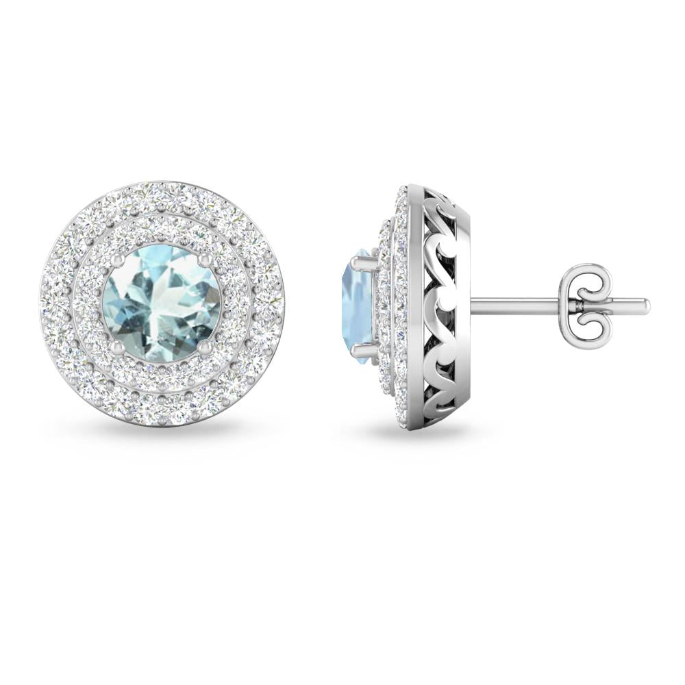 White Gold - Aquamarine