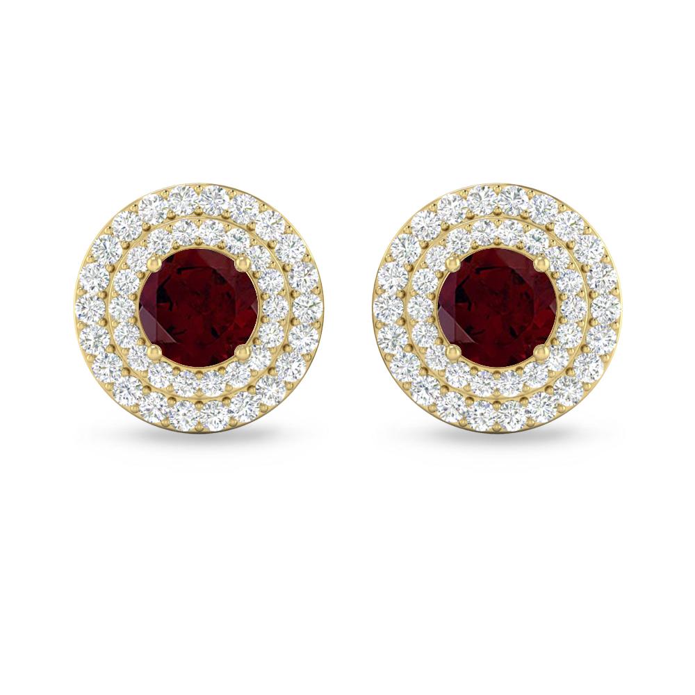 Yellow Gold - Garnet