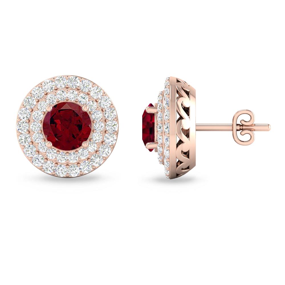 Rose Gold - Garnet