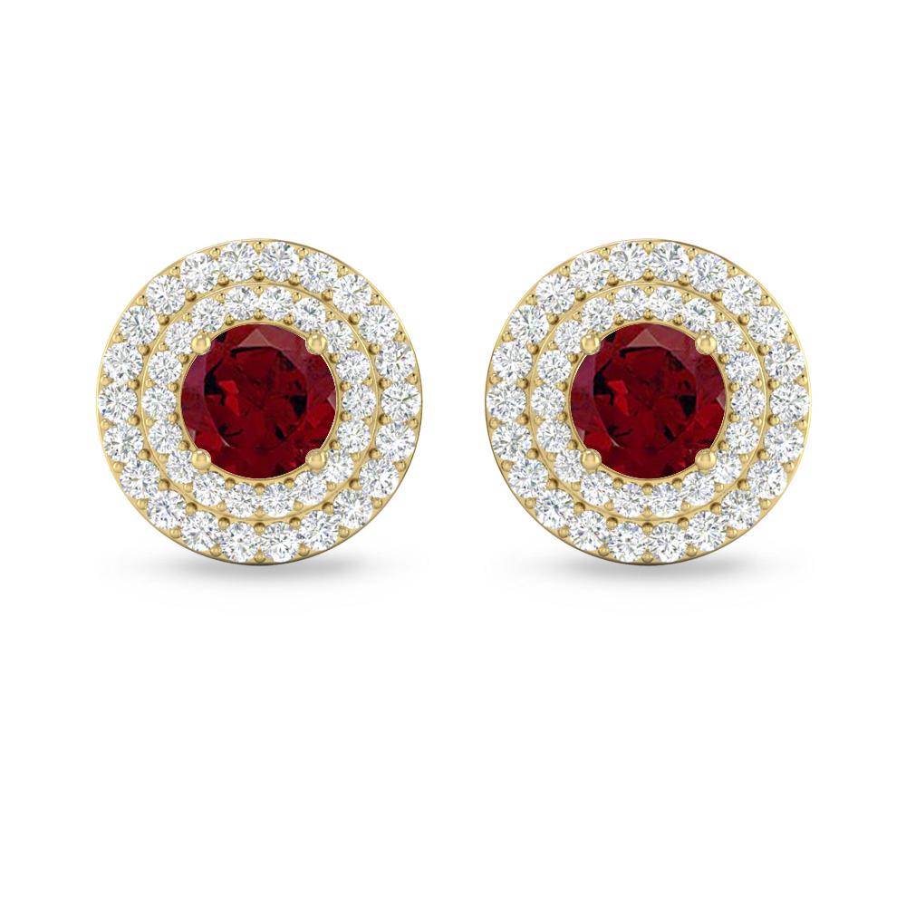 Yellow Gold - Garnet
