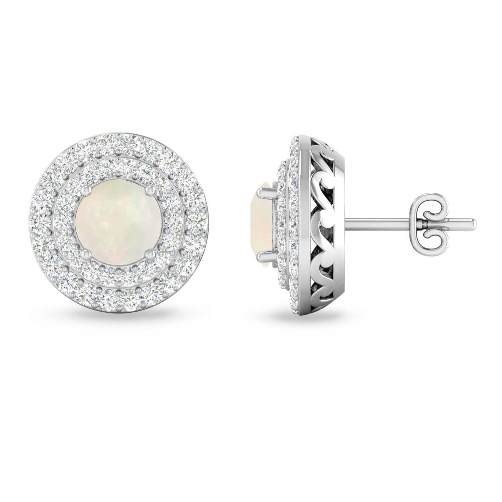 White Gold - Opal