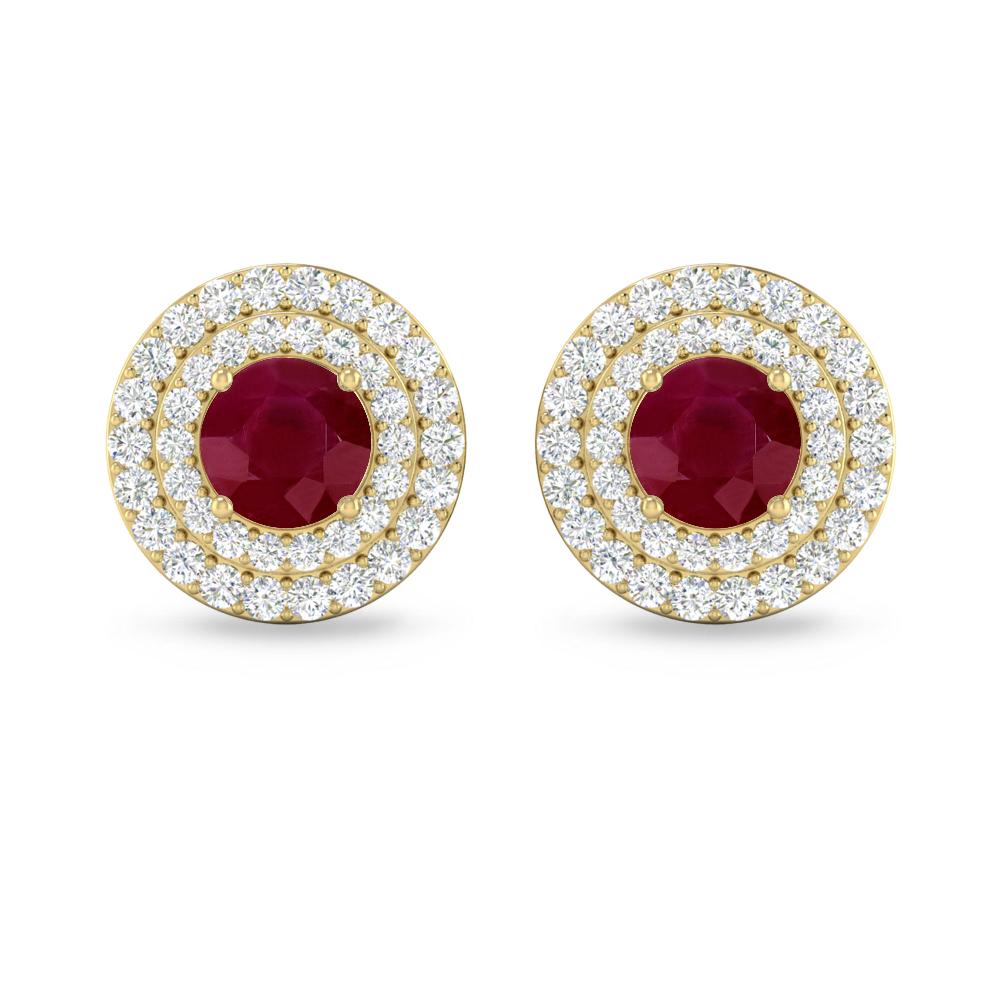 Yellow Gold - Ruby