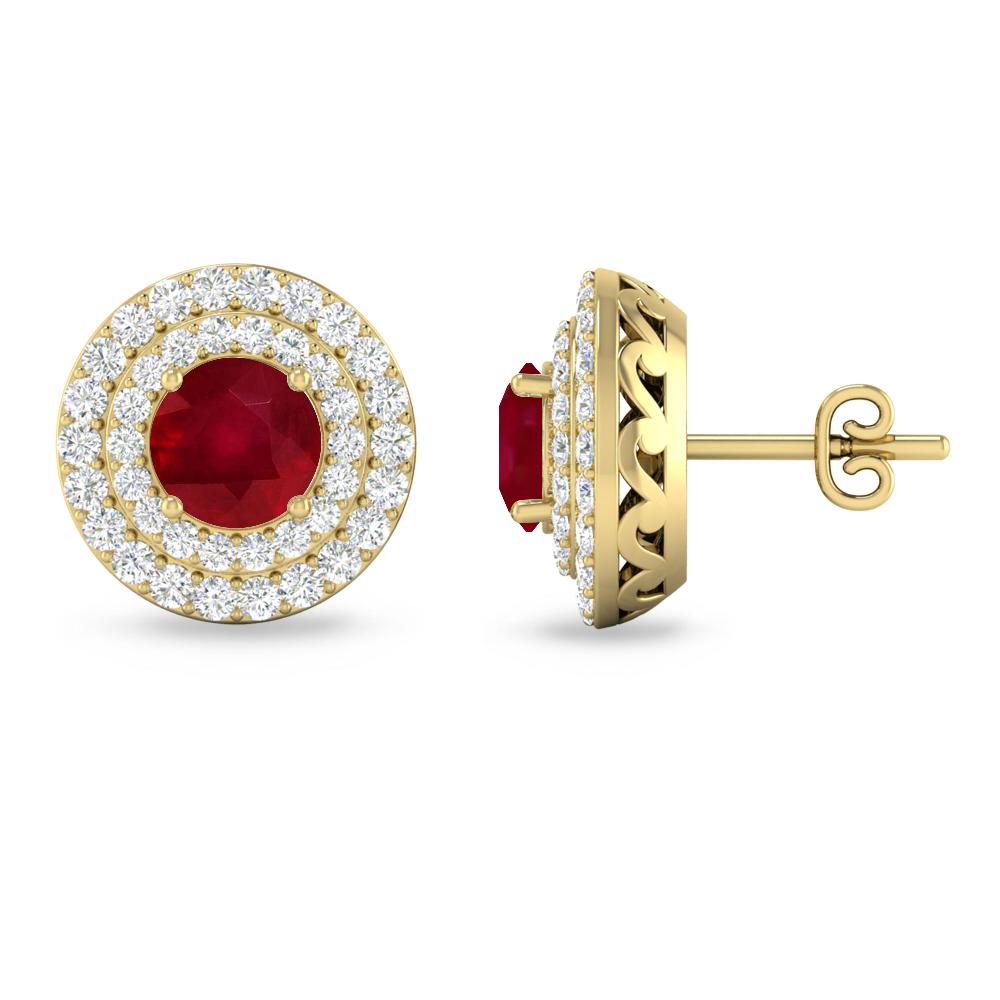 Yellow Gold - Ruby