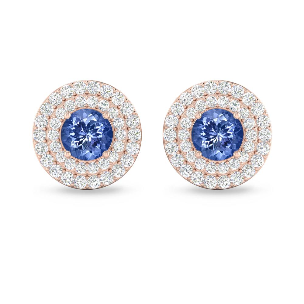 Rose Gold - Tanzanite