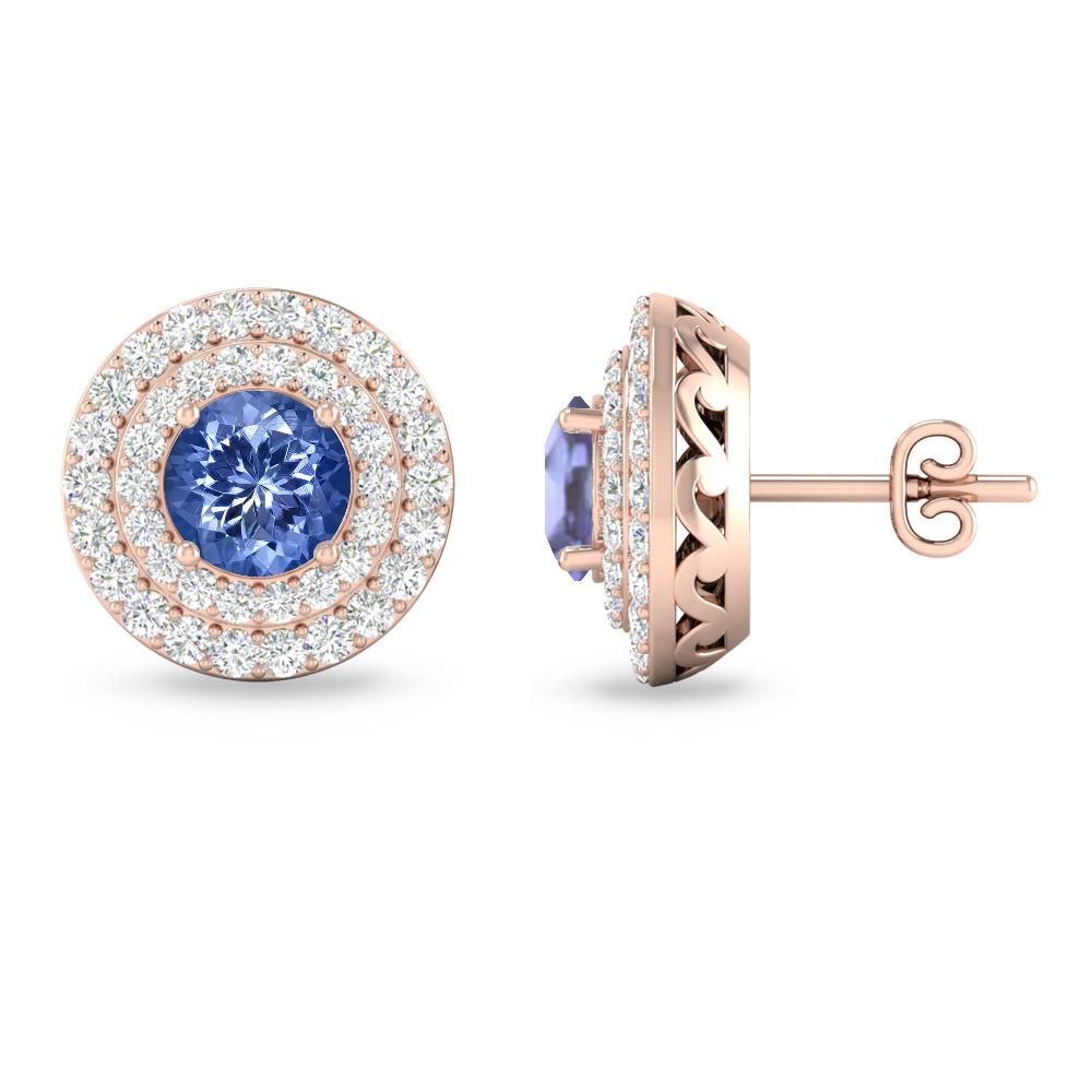Rose Gold - Tanzanite