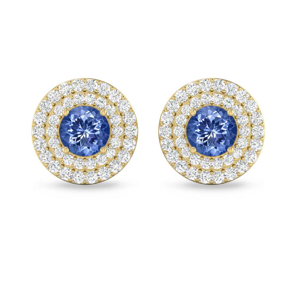 Yellow Gold - Tanzanite