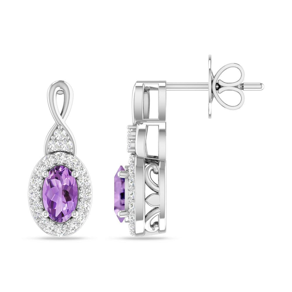 White Gold - Amethyst