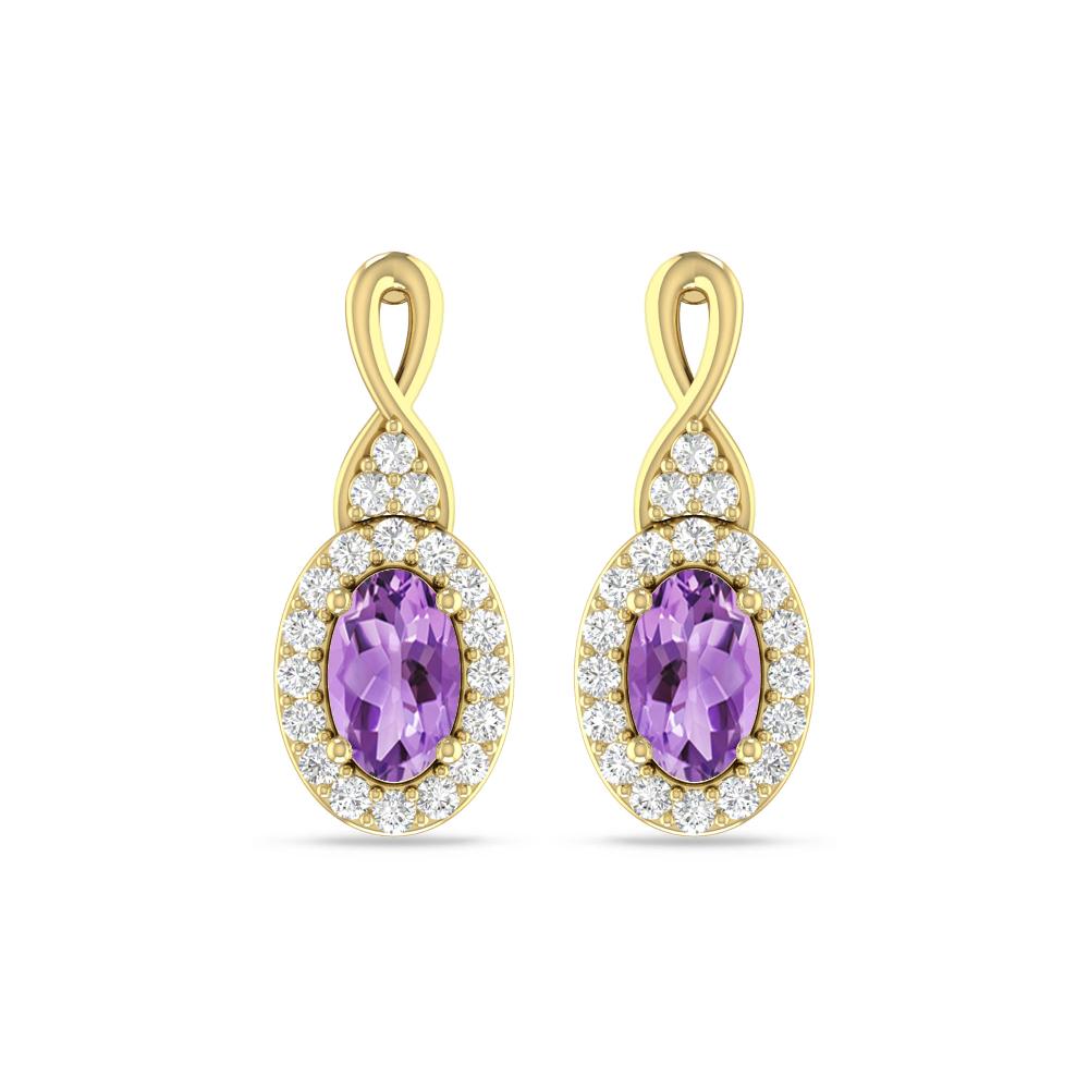 Yellow Gold - Amethyst