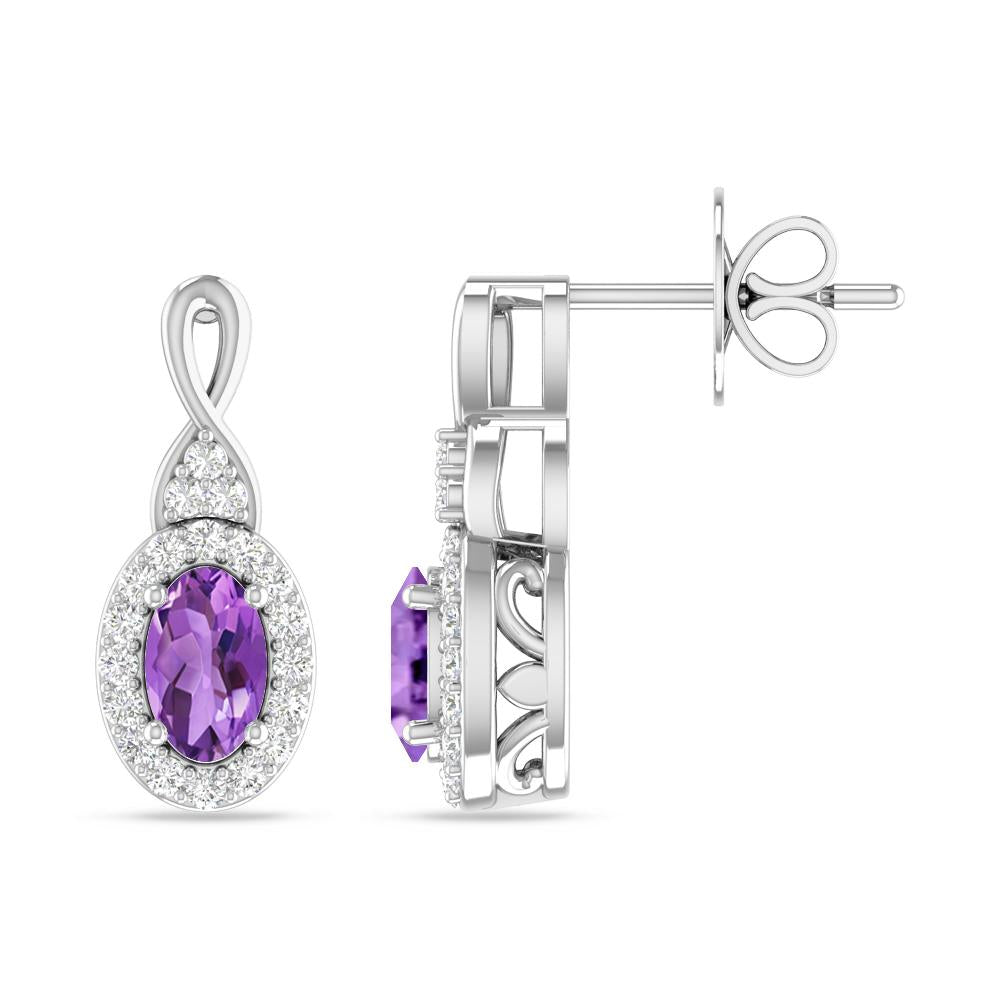 White Gold - Amethyst