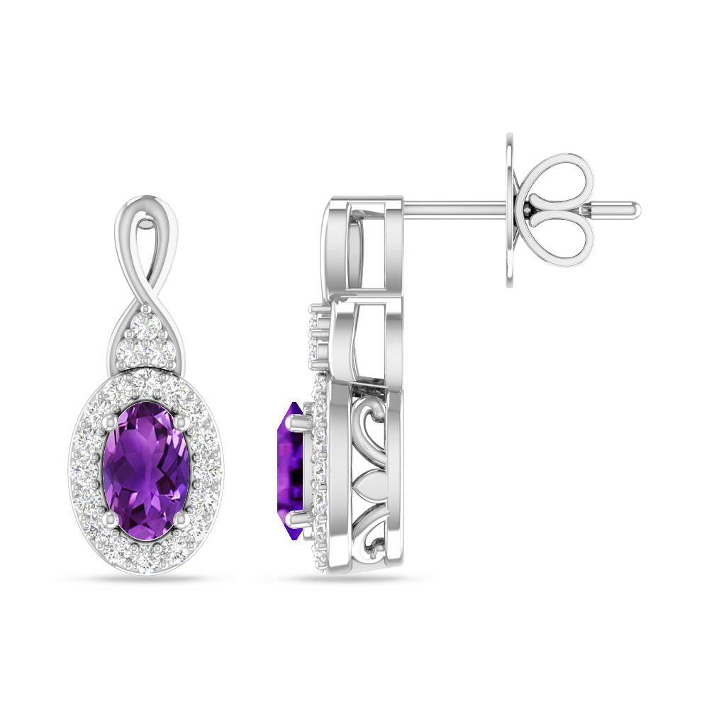 White Gold - Amethyst