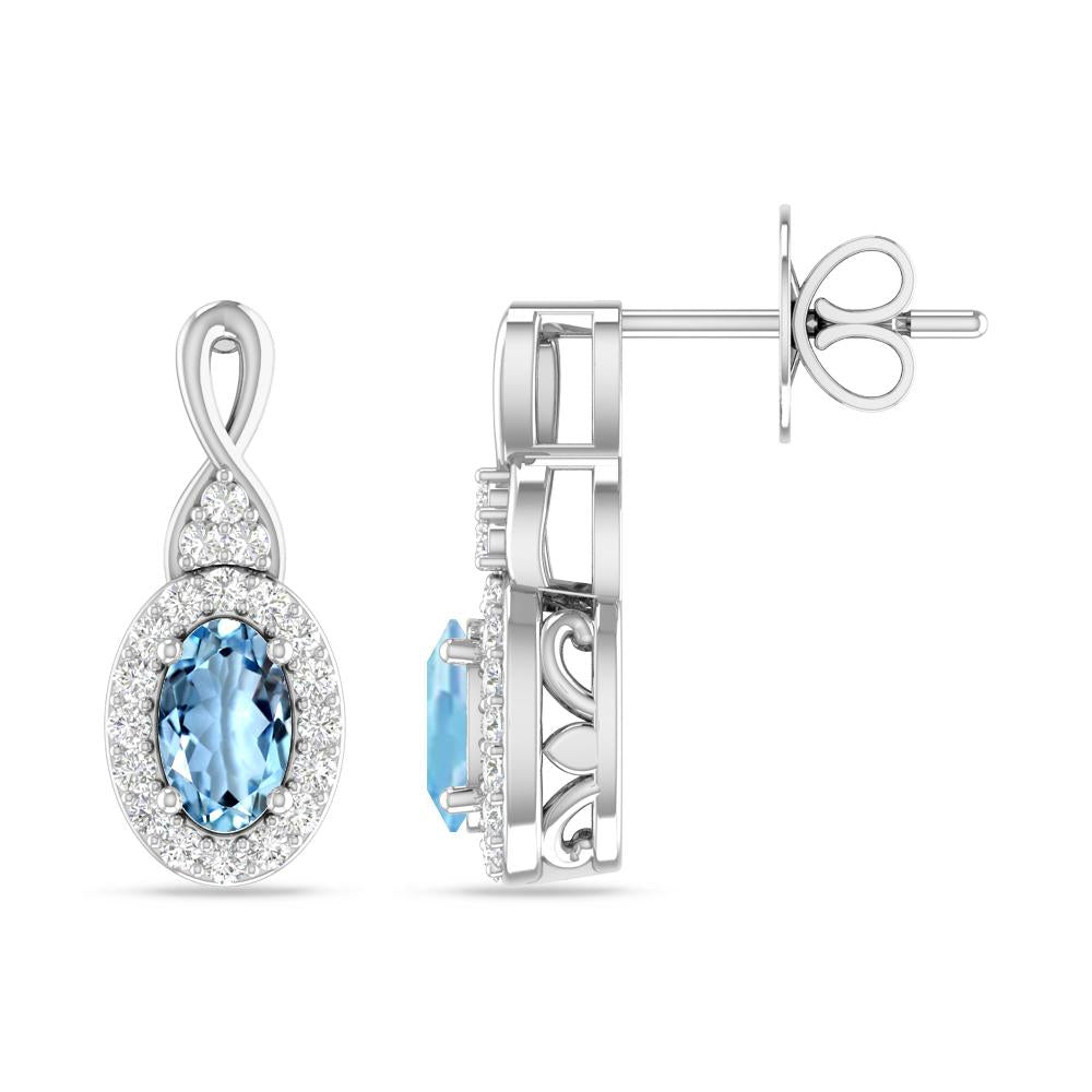 White Gold - Aquamarine