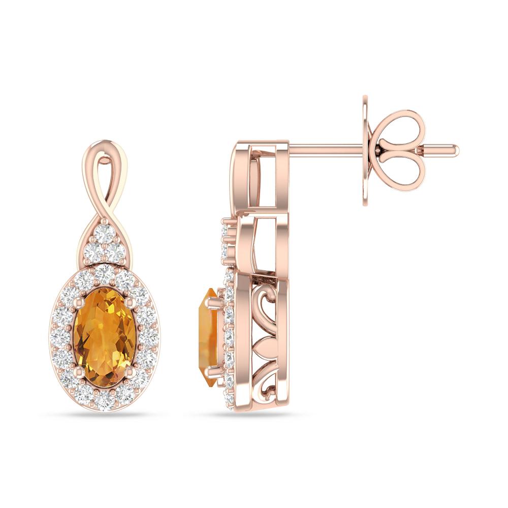 Rose Gold - Citrine