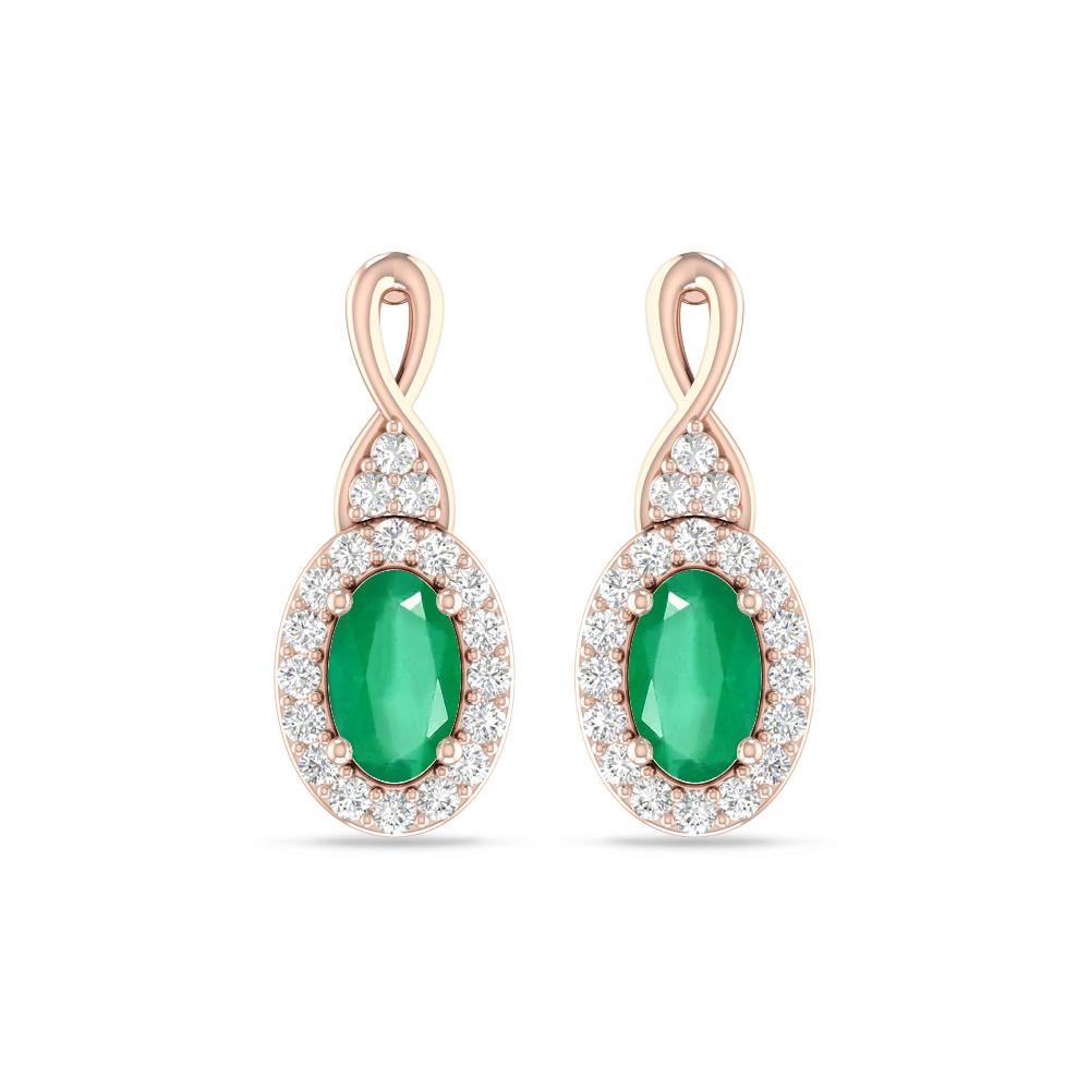 Rose Gold - Emerald