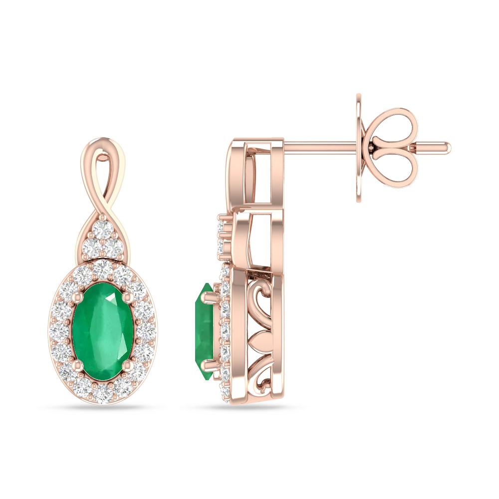 Rose Gold - Emerald