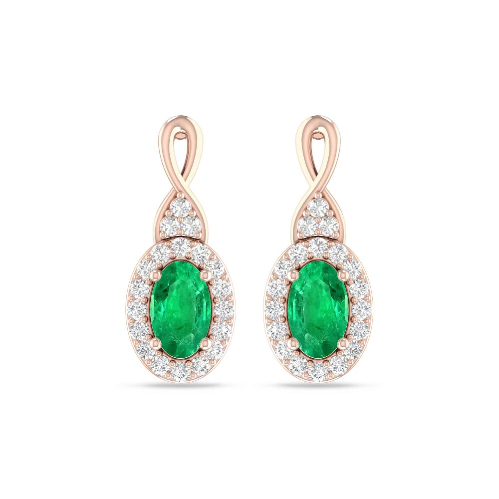 Rose Gold - Emerald