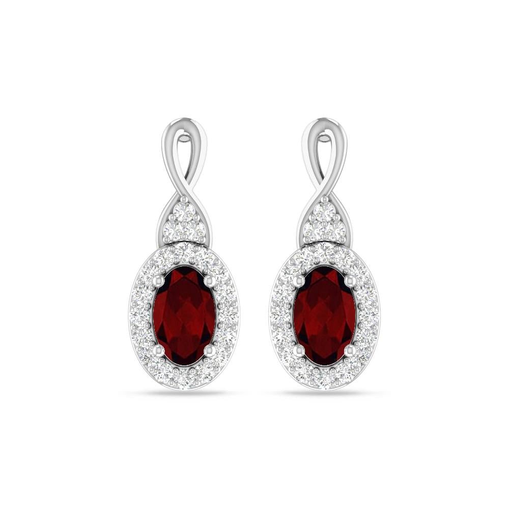 White Gold - Garnet