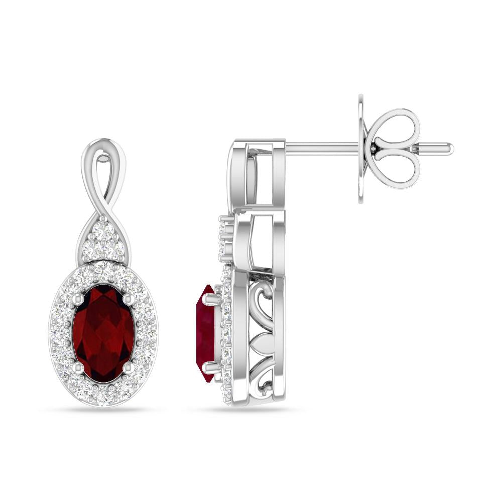 White Gold - Garnet