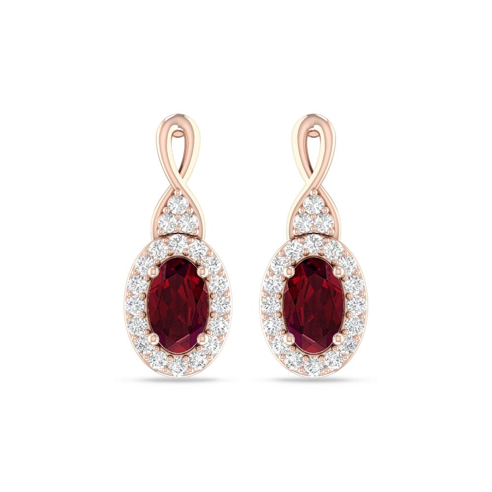 Rose Gold - Garnet