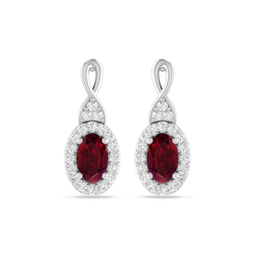 White Gold - Garnet