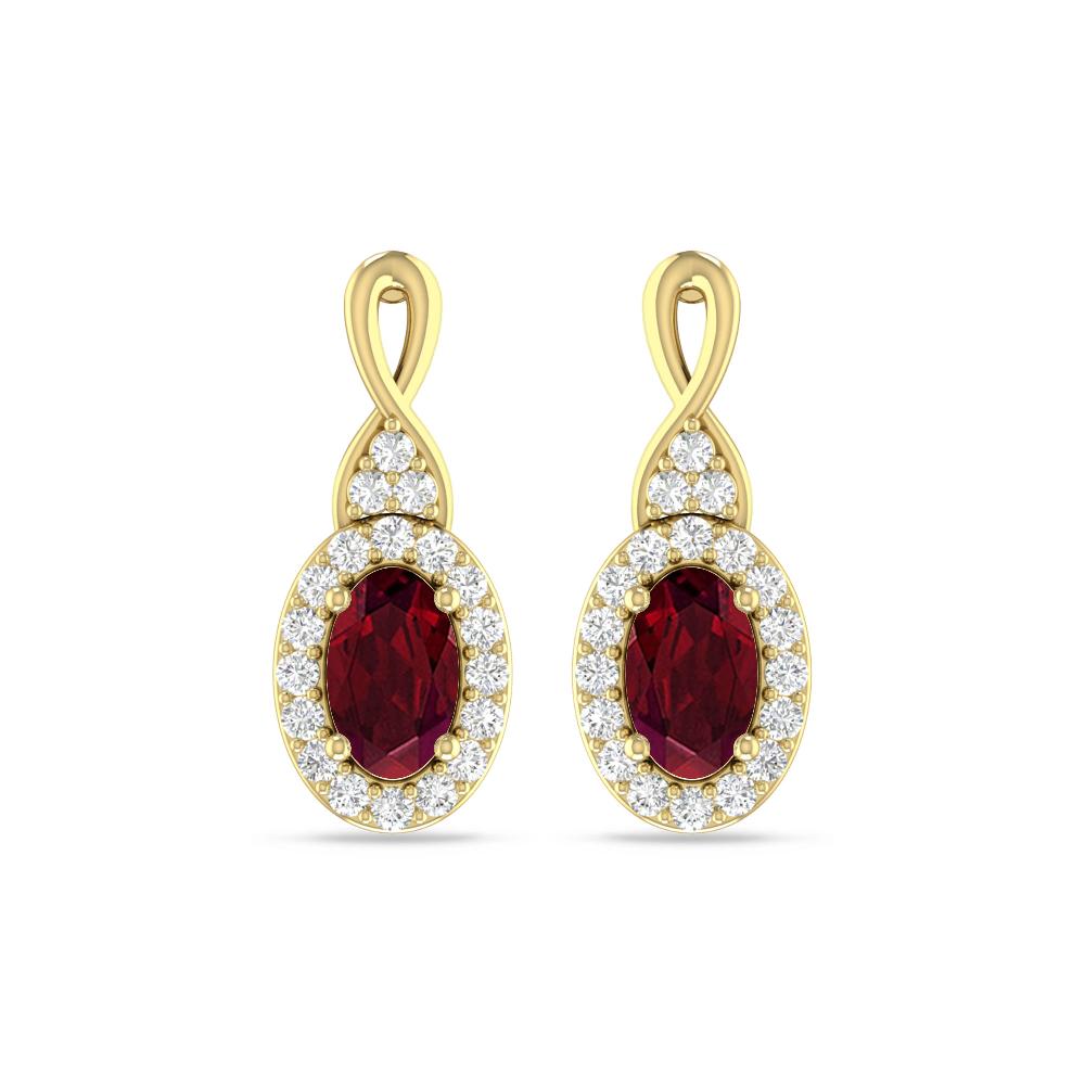 Yellow Gold - Garnet