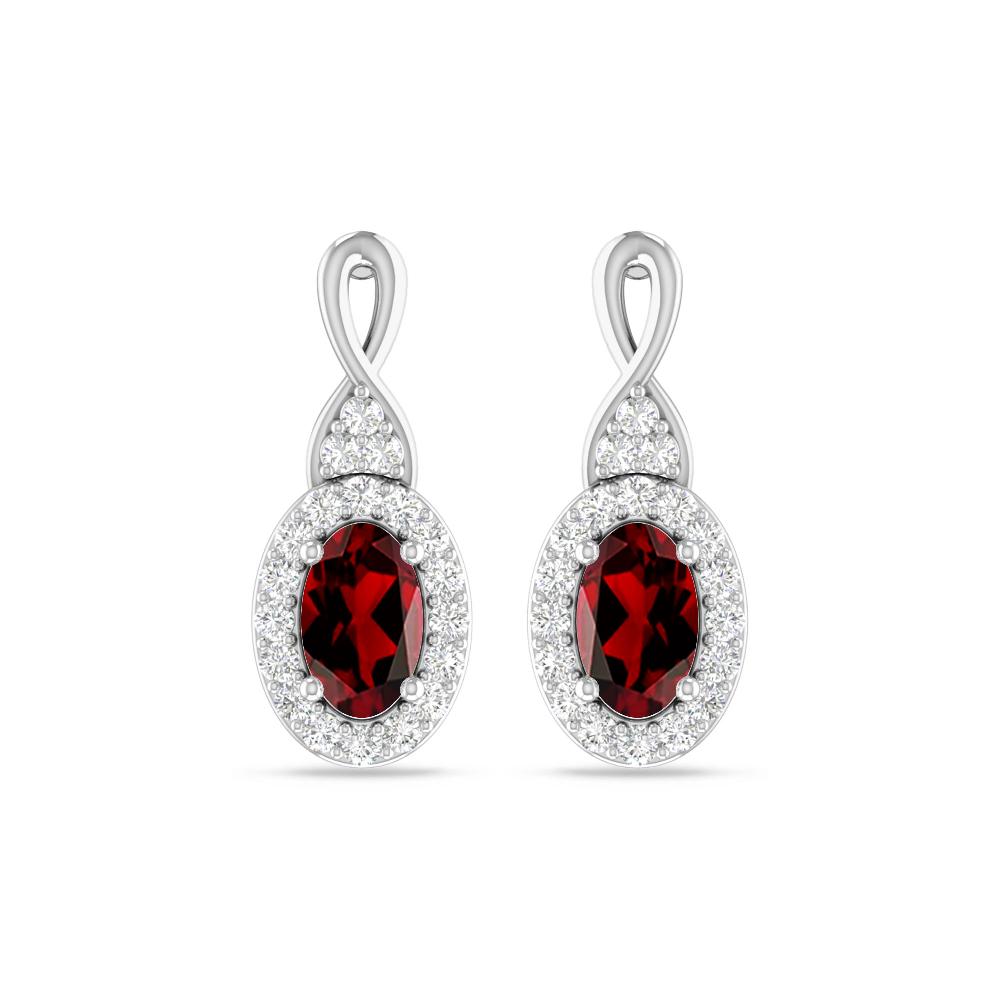 White Gold - Garnet