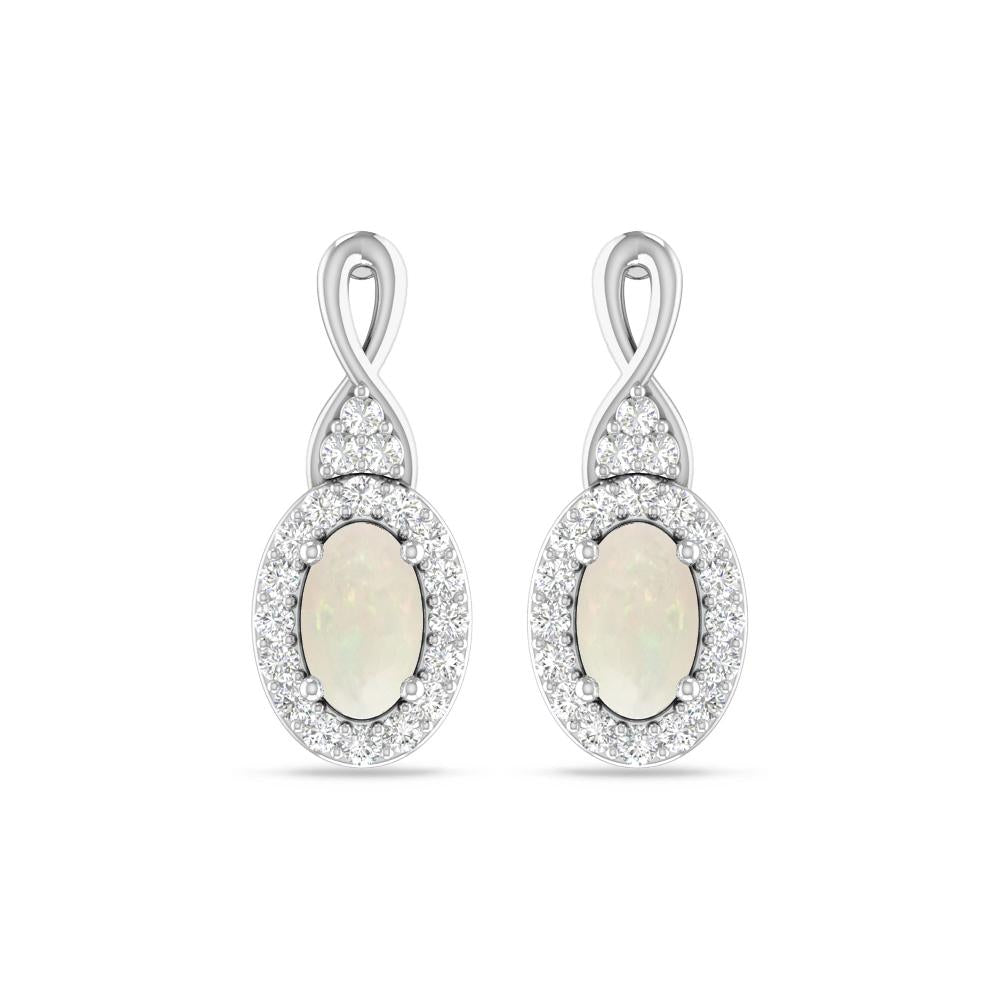 White Gold - Opal